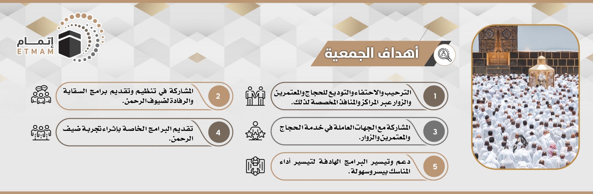 جمعية إتمام لخدمة الحجاج والمعتمرين